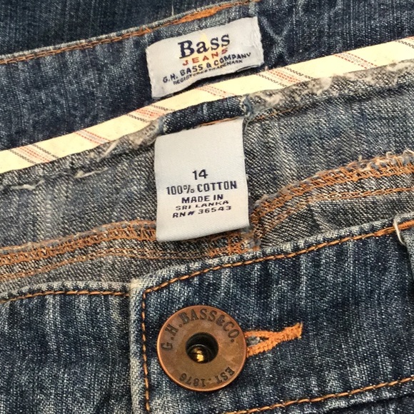 🦋Bass Denim Fun Skirt Size 14 Wardrobe Must Have 🦋 - Picture 6 of 7